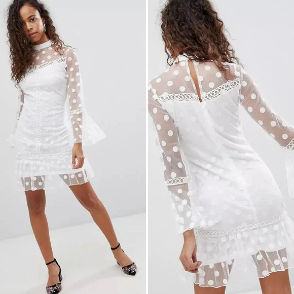 illusion lace midi sheath dress Brone Illusion Lace Cocktail Dress – Tadashi Shoji Official Online Boutique